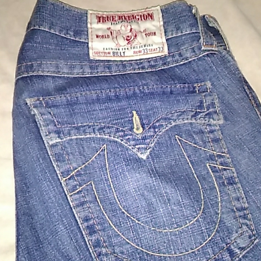 True Religion mens Long Jeans
